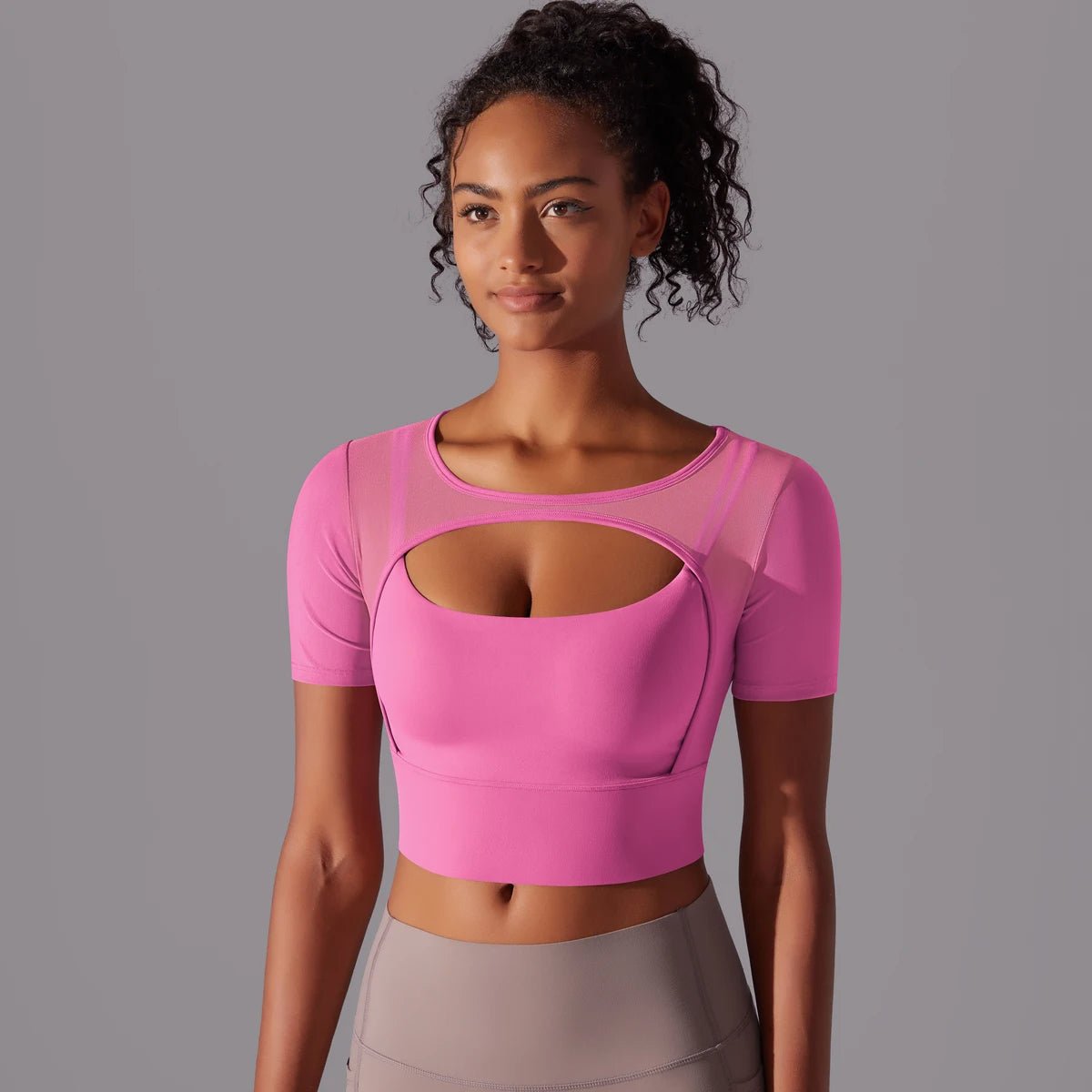 Kort mesh-sportstopp - Gymfit