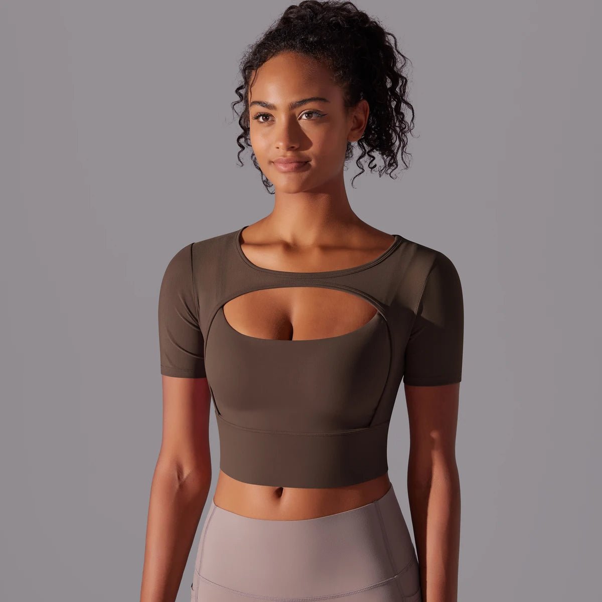 kort sportstopp i mesh - Gymfit