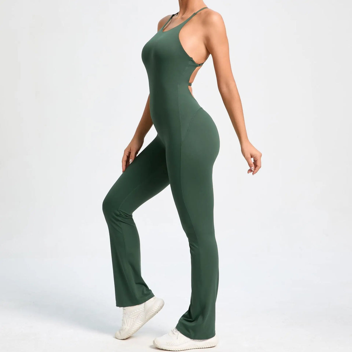 alt
Cross V - rygg scrunch-jumpsuit - Gymfit