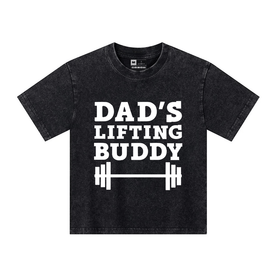 Pappas treningskompis barne-T-skjorte - Gymfit