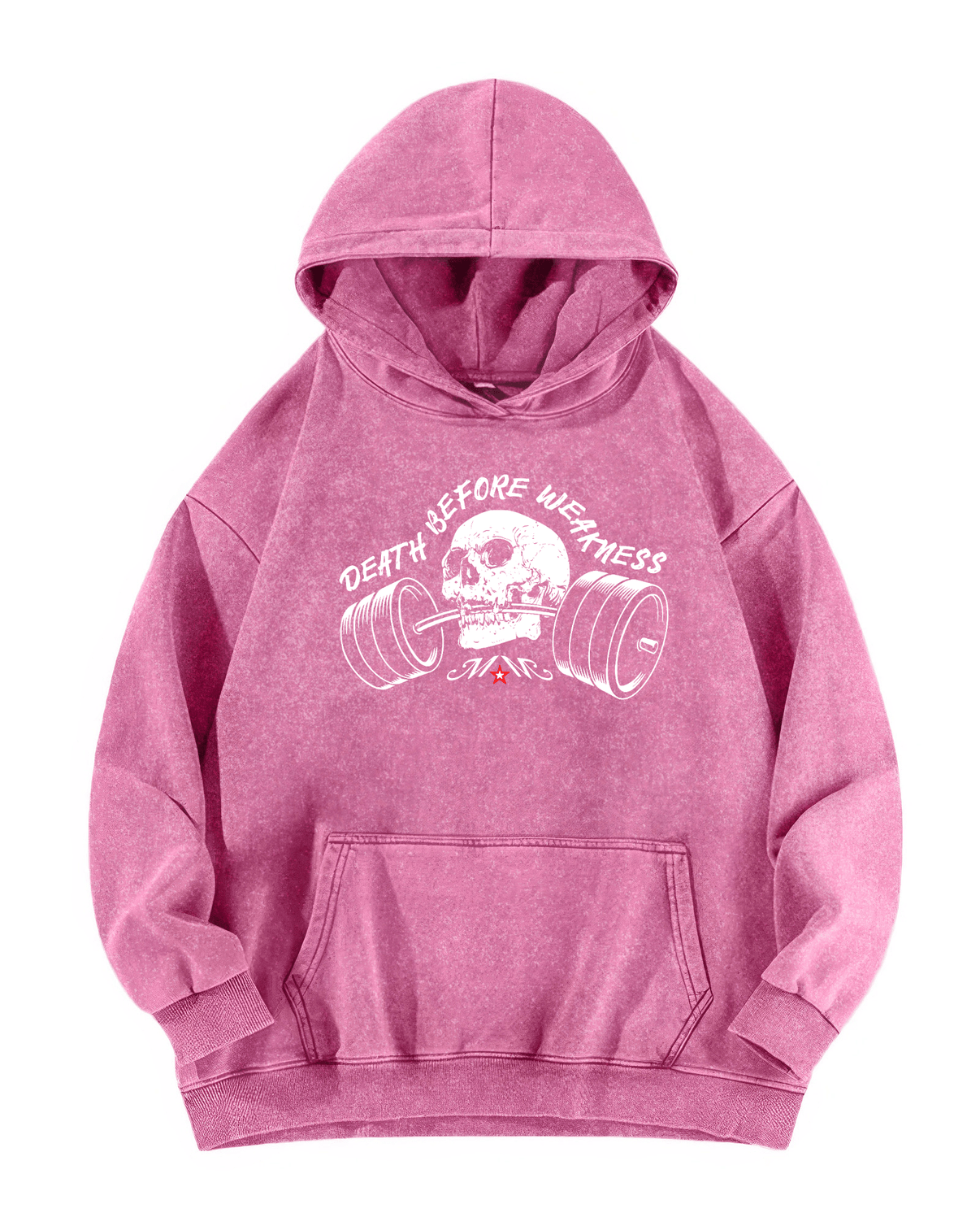 DEATH BEFORE WEAKNESS HOODIE - Gymfit