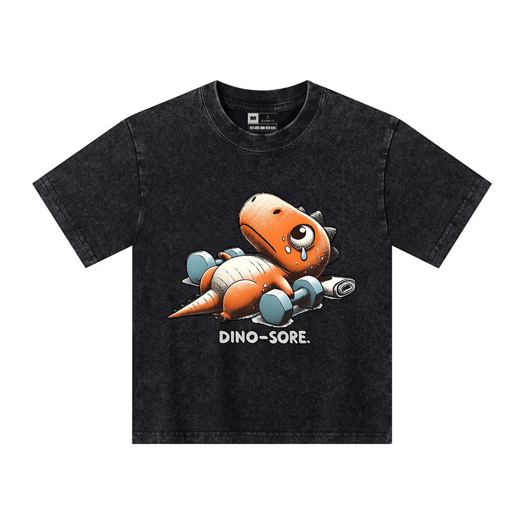 Dino Sore Barne-T-skjorte - Gymfit