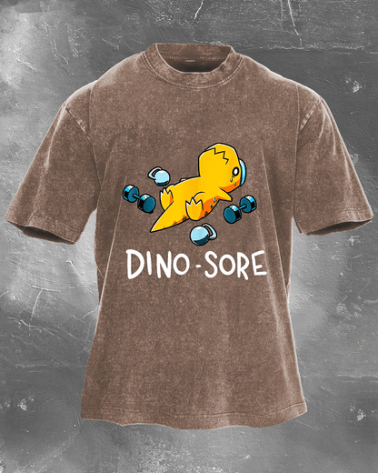 DINO - SORE VASKET T-SHIRT - Gymfit