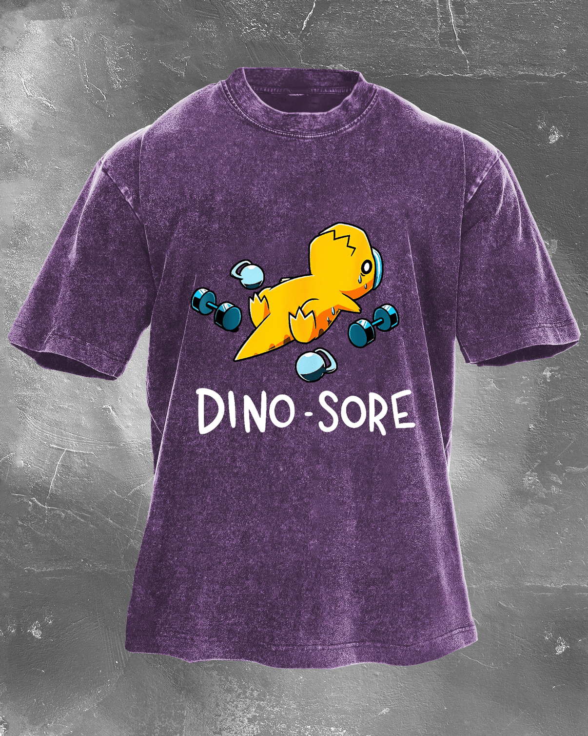 DINO - SORE VASKET T-SKJORTE - Gymfit
