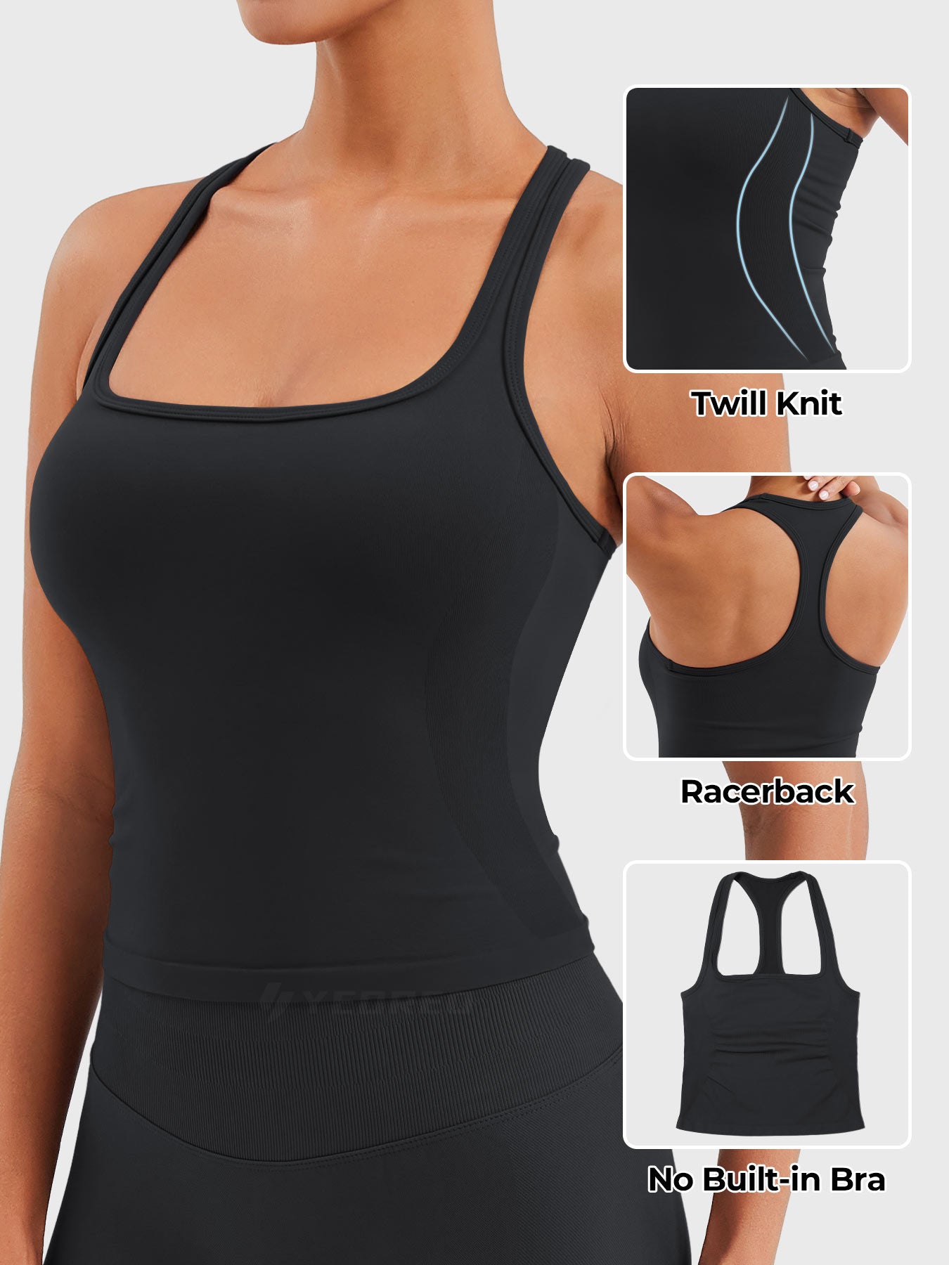Elen Racerback-topp - Gymfit