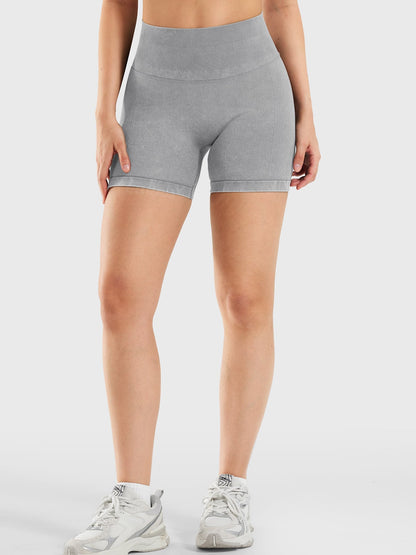 Elen vaskede myke shorts - Gymfit