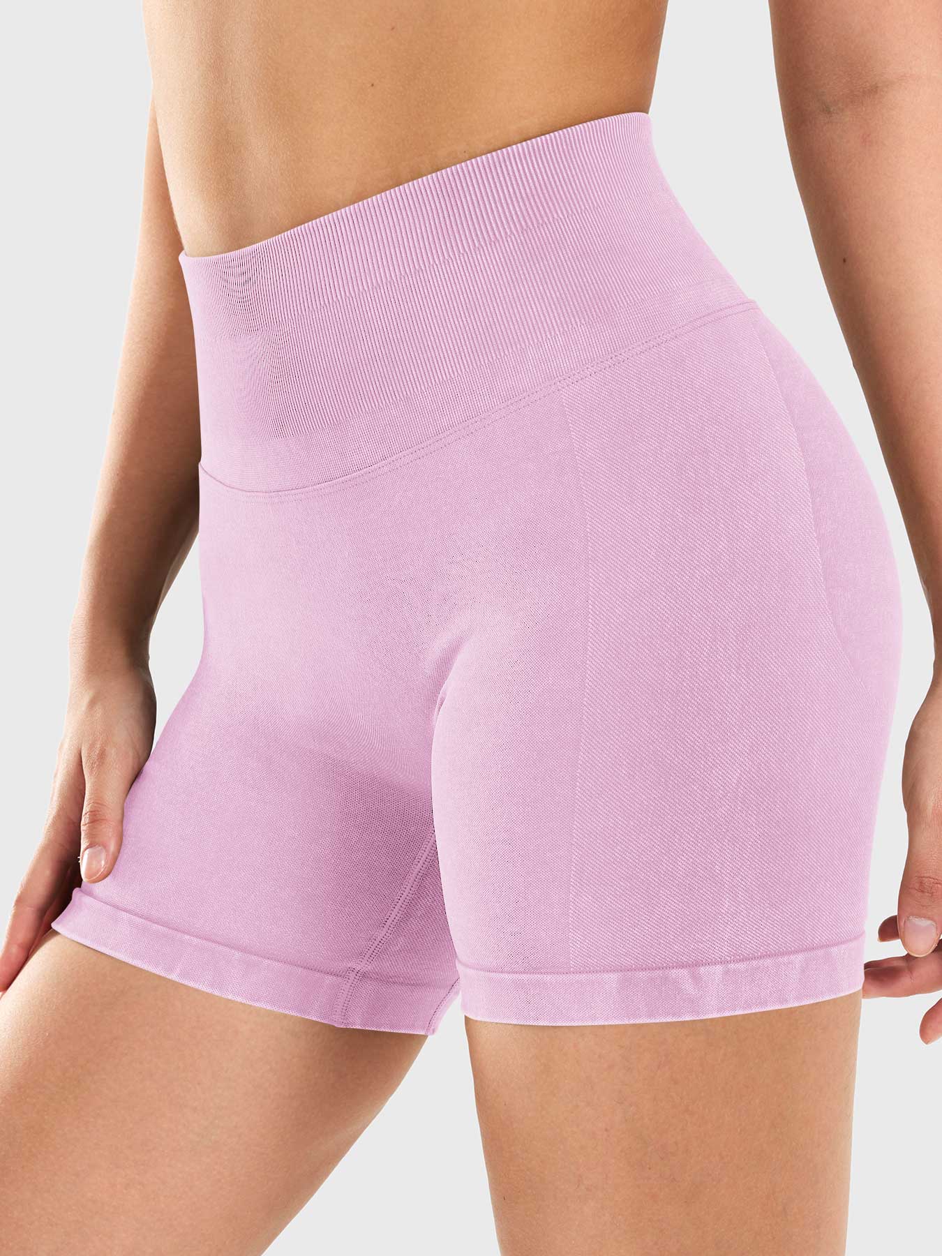 Elen vasket myke shorts - Gymfit