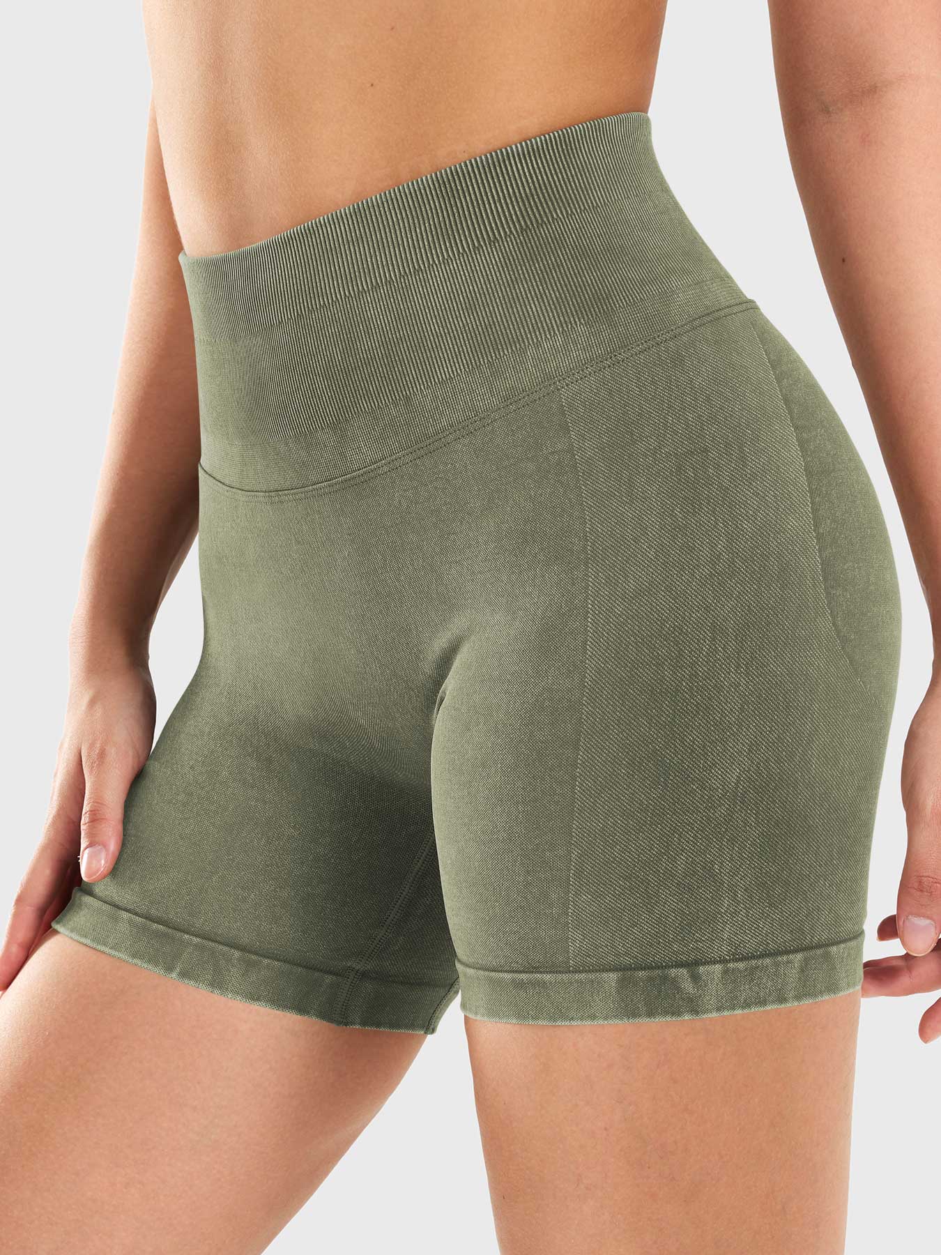 Elen vaskede myke shorts - Gymfit