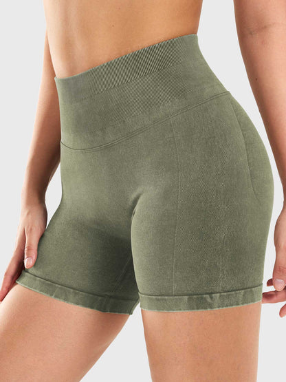 Elen vaskede myke shorts - Gymfit