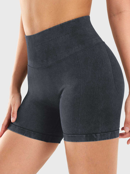 Elen vaskede myke shorts - Gymfit