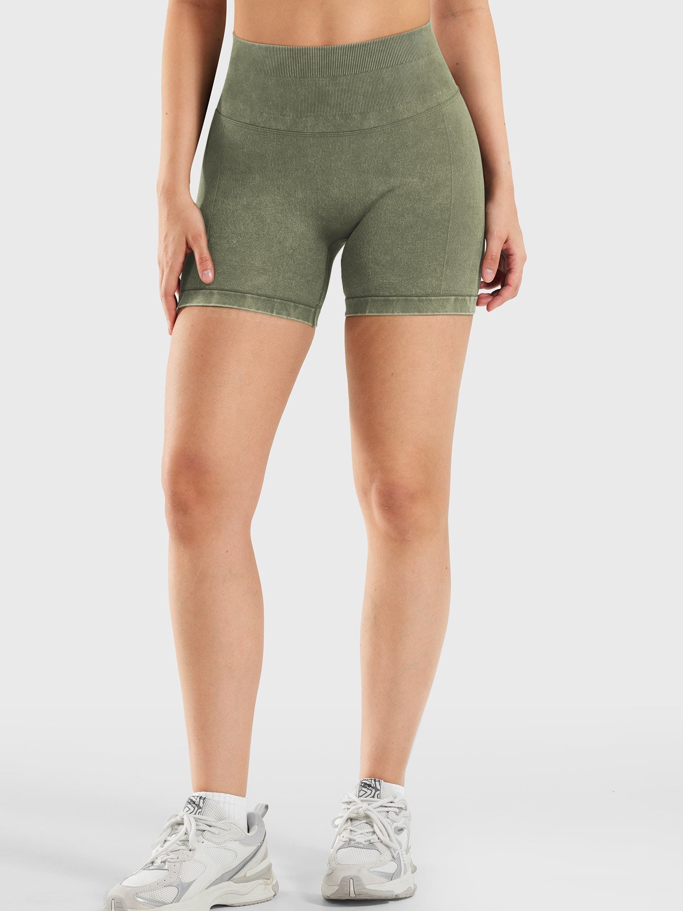 Elen vaskede myke shorts - Gymfit