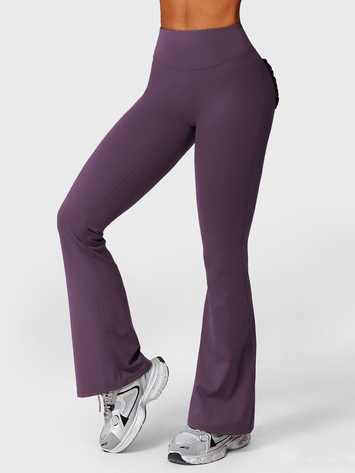 Elise leggings med volanglommer og utsving - Gymfit