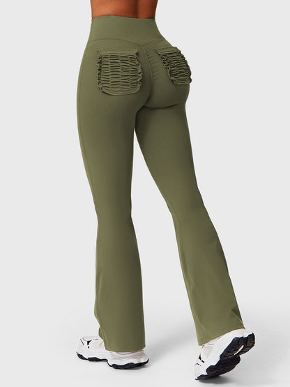 Elise Leggings Med Volanglommer Og Sleng - Gymfit