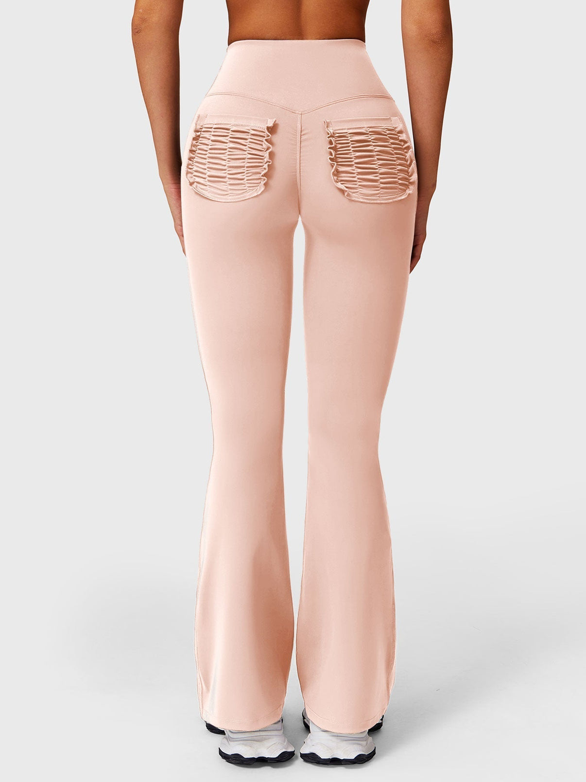Elise tights med rysjedetaljer, lommer og sleng - Gymfit