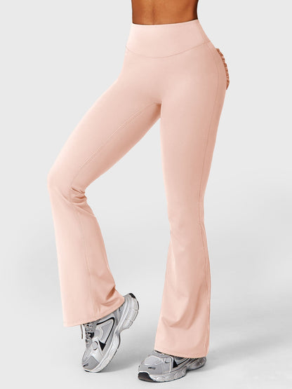 Elise leggings med volanglommer og sleng - Gymfit