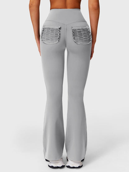 Elise leggings med volanglommer og sleng - Gymfit