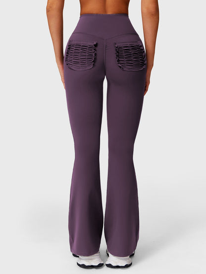 Elise Leggings Med Volanglommer Og Sleng - Gymfit