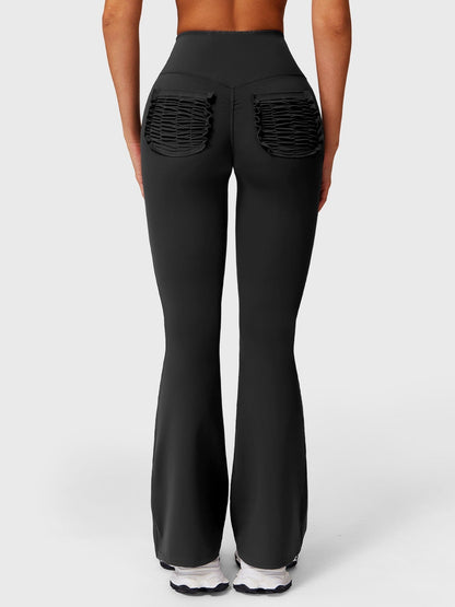 Elise Flare-Leggings Med Volanglomme - Gymfit