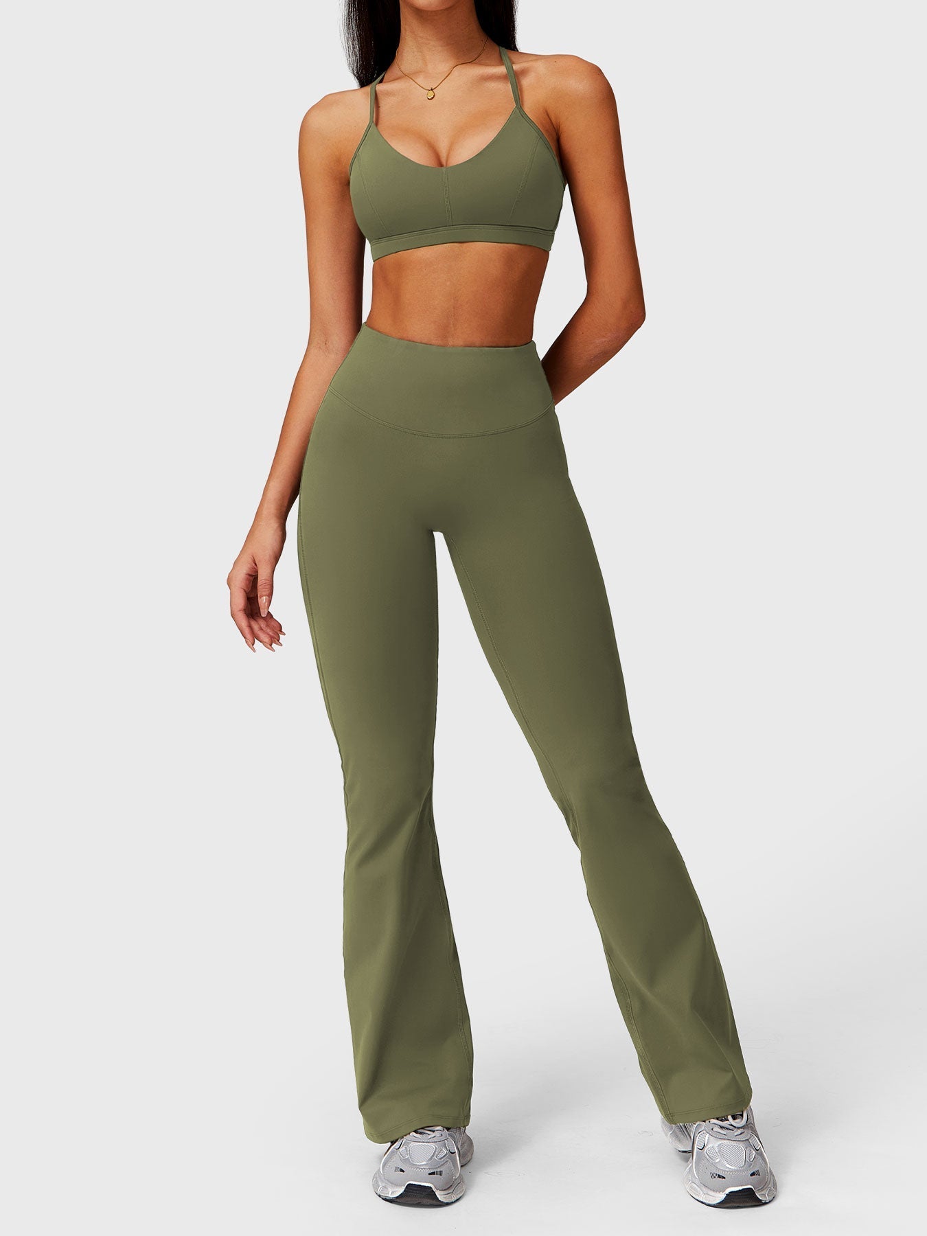 Elise Volang-leggings med lommer og sleng - Gymfit