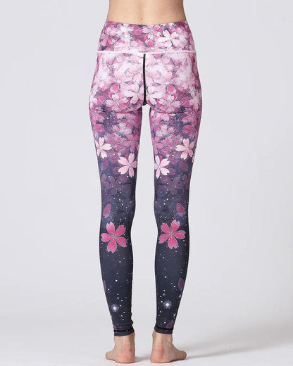 Blomstrete Midnight-leggings - Gymfit