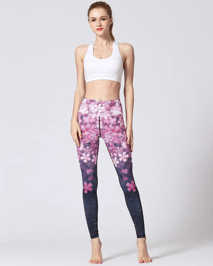 Blomstrete Midnight leggings - Gymfit