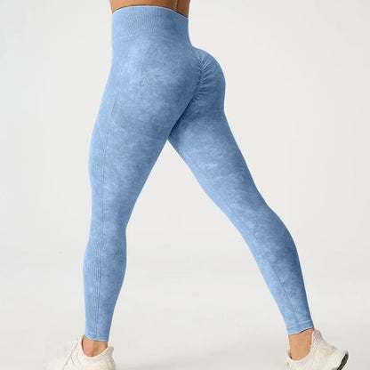 Frostede leggings med høy midje - Gymfit