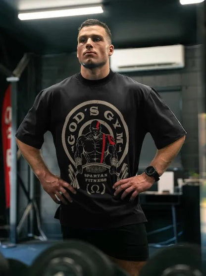 GOD'S GYM BOMULLS-T-SHIRT - Gymfit