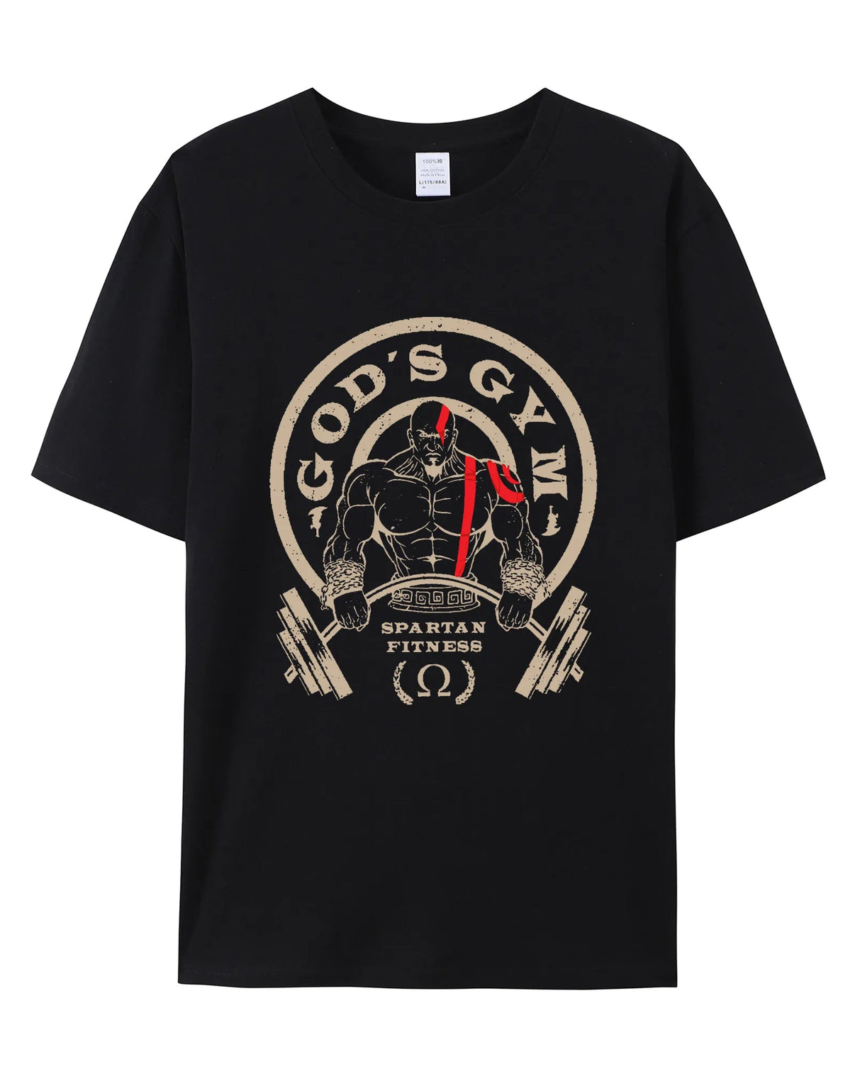 GOD'S GYM BOMULL T-SKJORTE - Gymfit