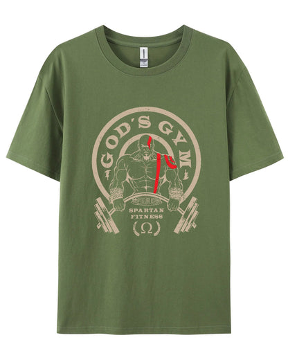 GOD'S GYM BOMULLS T-SKJORTE - Gymfit