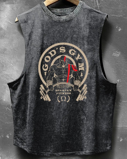 GOD'S GYM VASKET ERMELØS TANKTOP - Gymfit