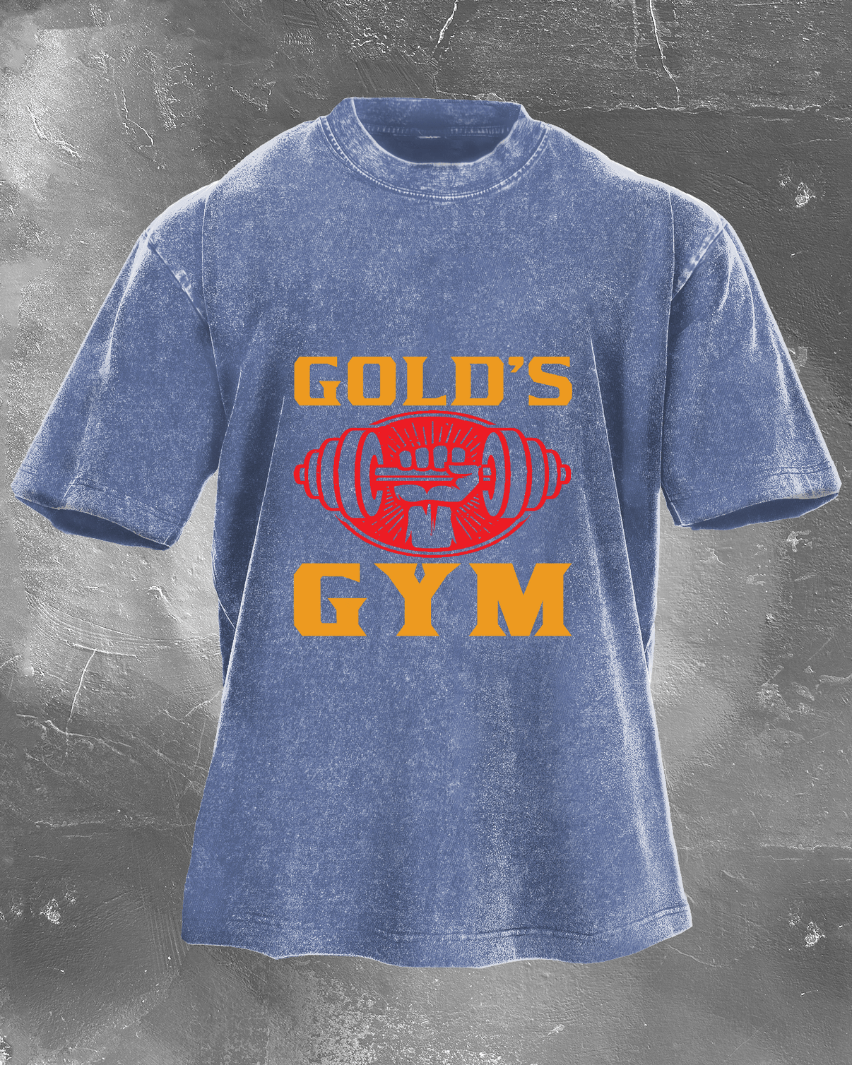 GOLD´S GYM vasket T-skjorte - Gymfit