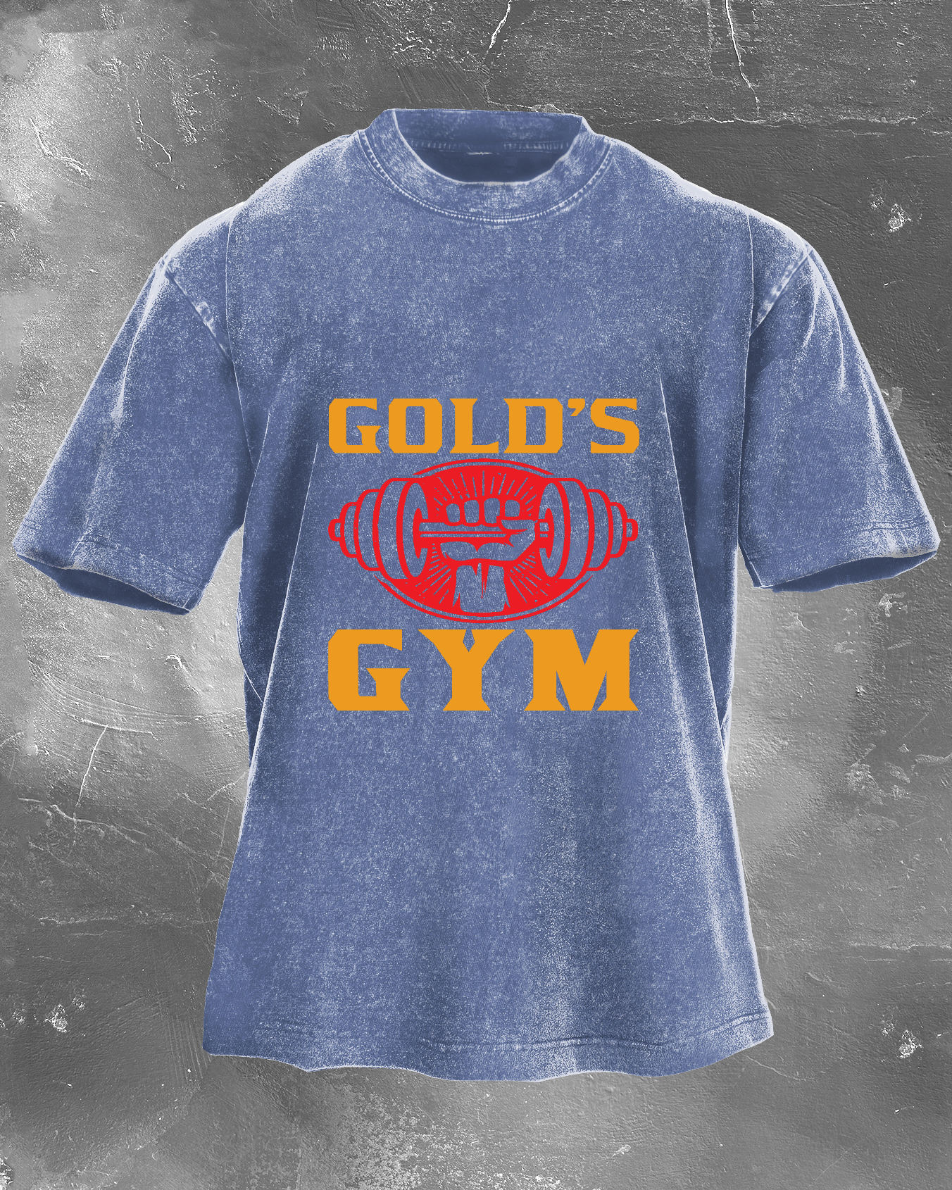 GOLD´S GYM vasket T-skjorte - Gymfit