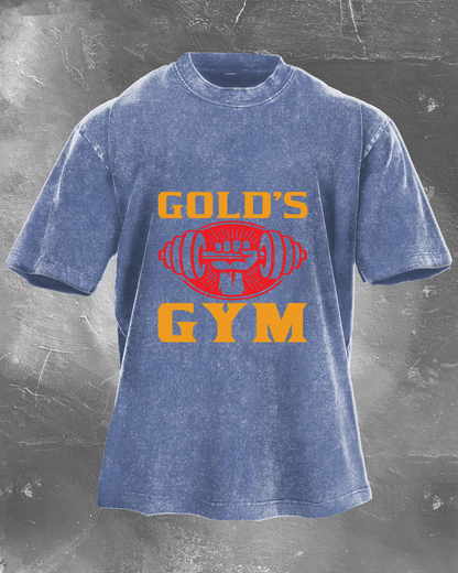 GOLD´S GYM vasket T-skjorte - Gymfit