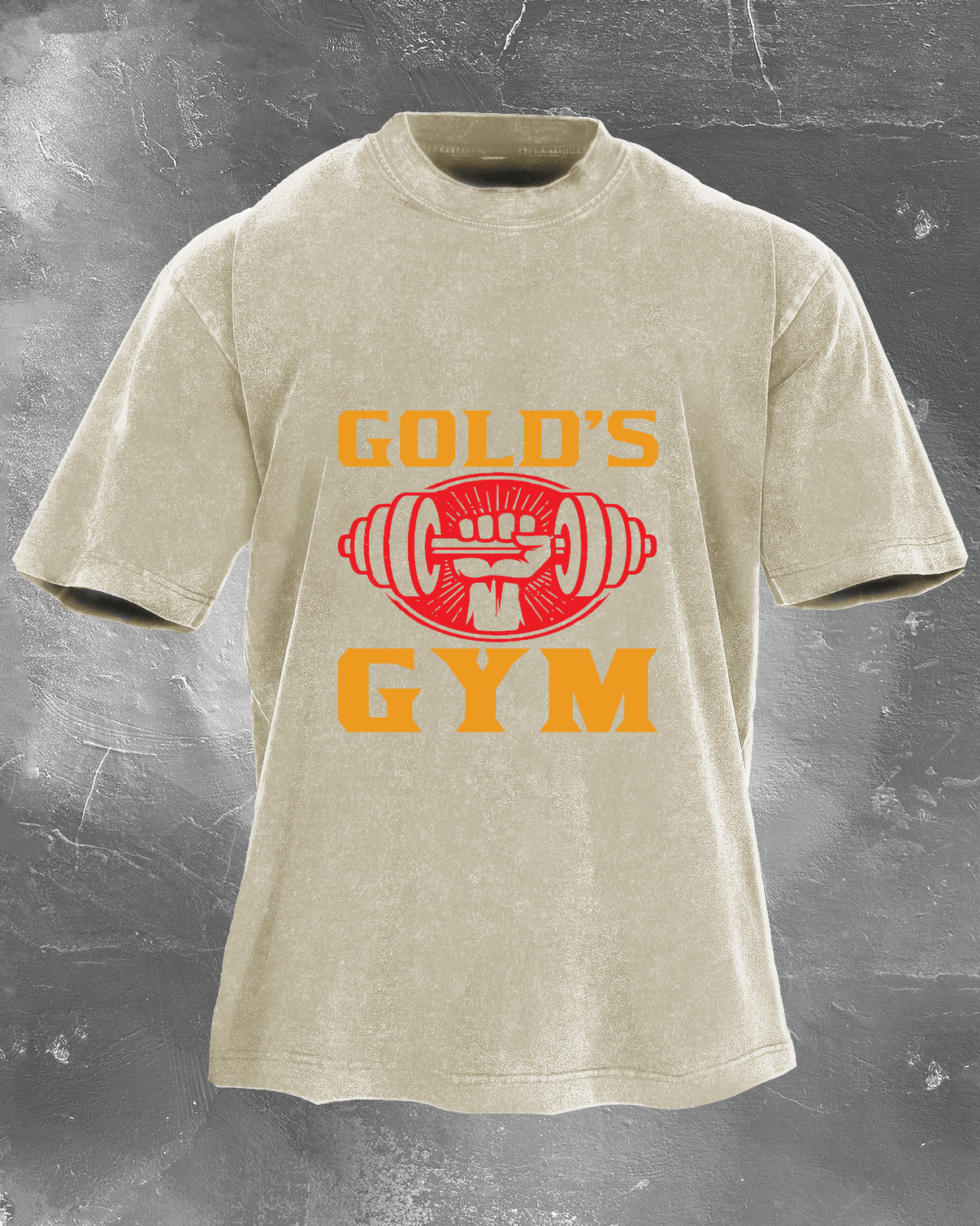 GOLD´S GYM vasket T-skjorte - Gymfit