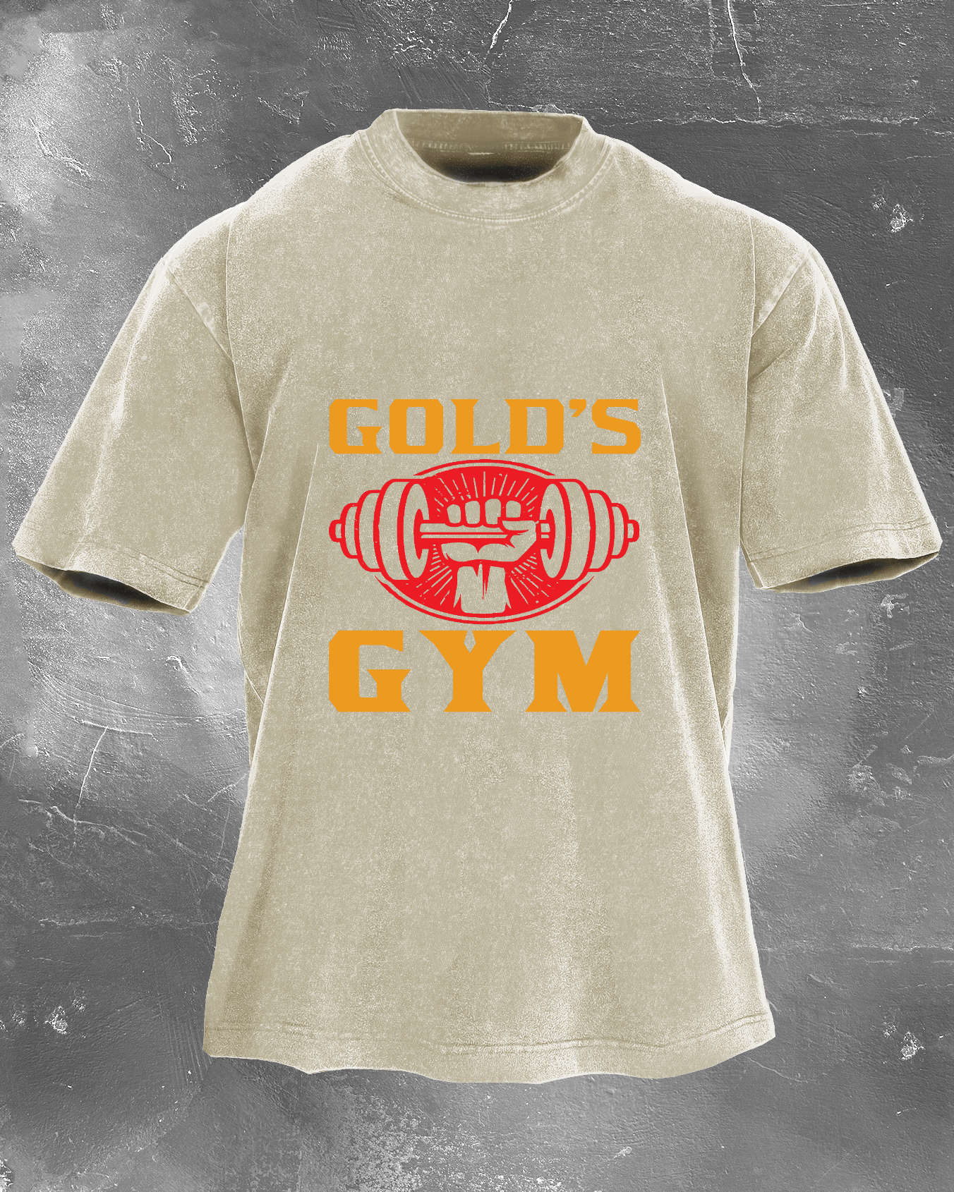 GOLD´S GYM vasket T-skjorte - Gymfit