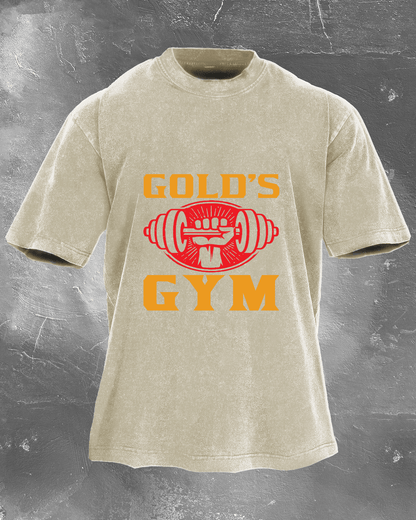 GOLD´S GYM vasket T-skjorte - Gymfit