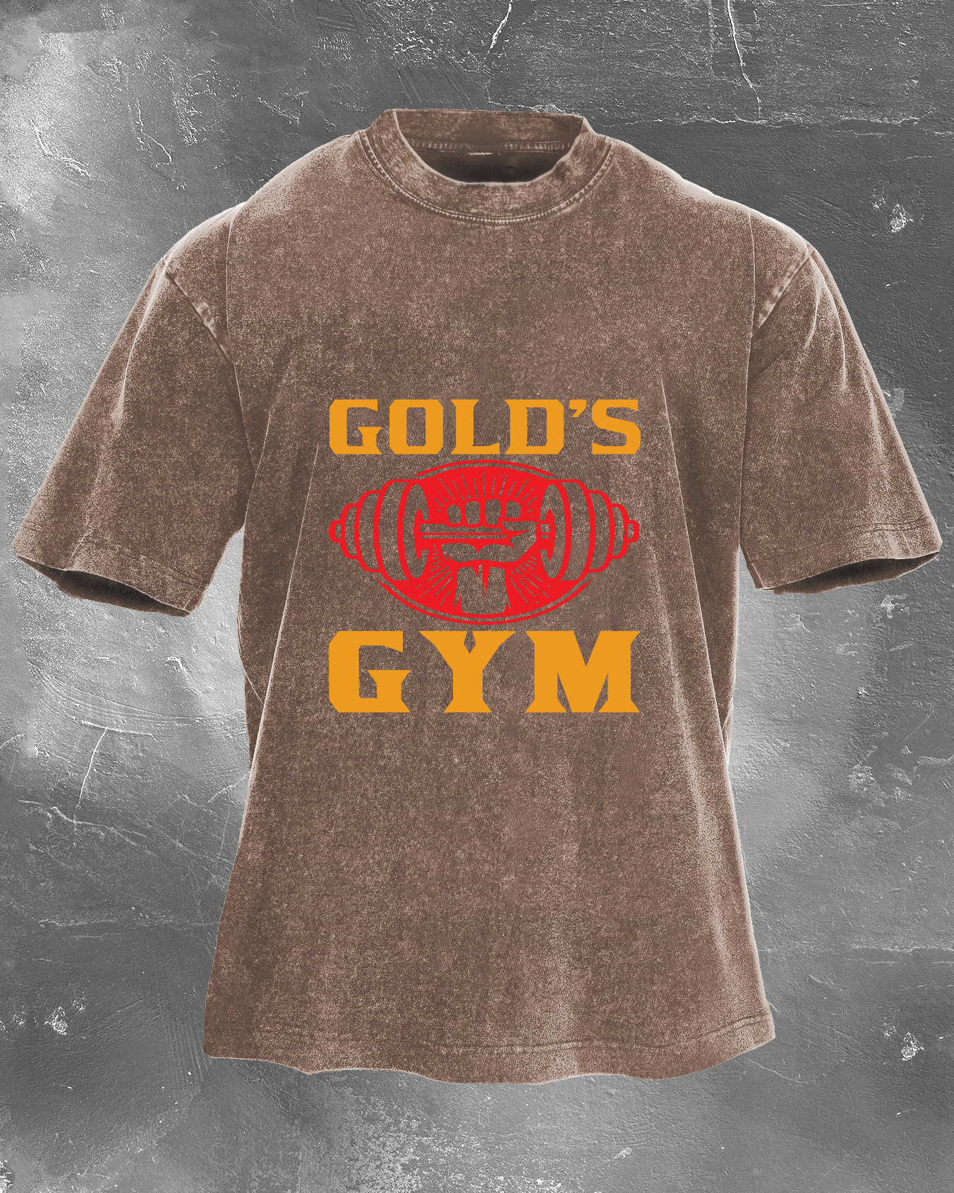 GOLD´S GYM WASHED T - SHIRT - Gymfit