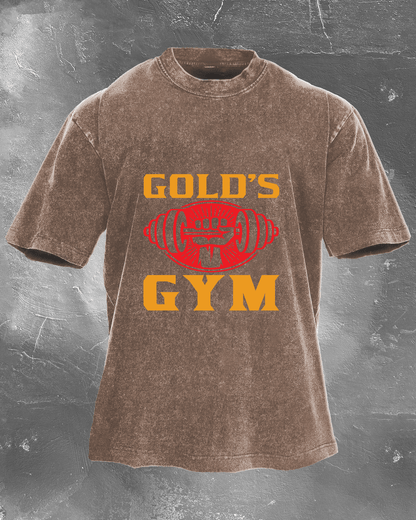 GOLD´S GYM WASHED T - SHIRT - Gymfit