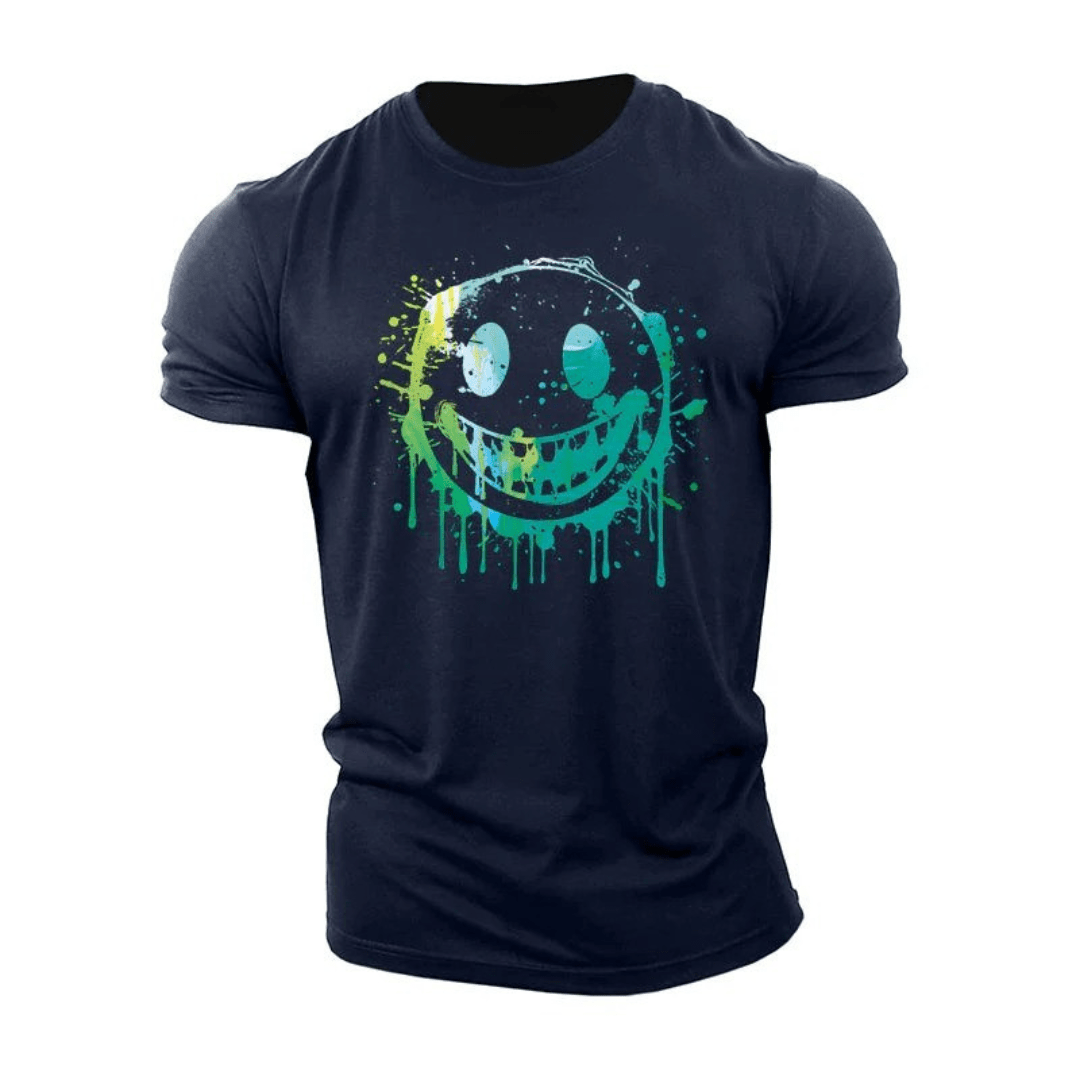 Graffity Painting Smile T-skjorte - Gymfit
