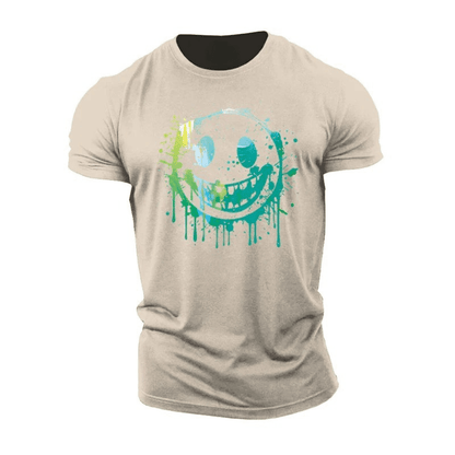 Graffity Painting Smile T-skjorte - Gymfit