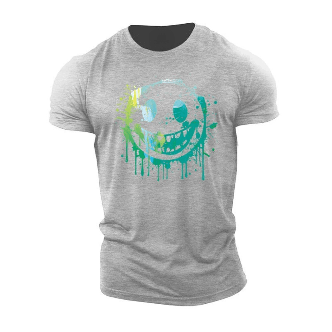 Graffity Painting Smile T-skjorte - Gymfit