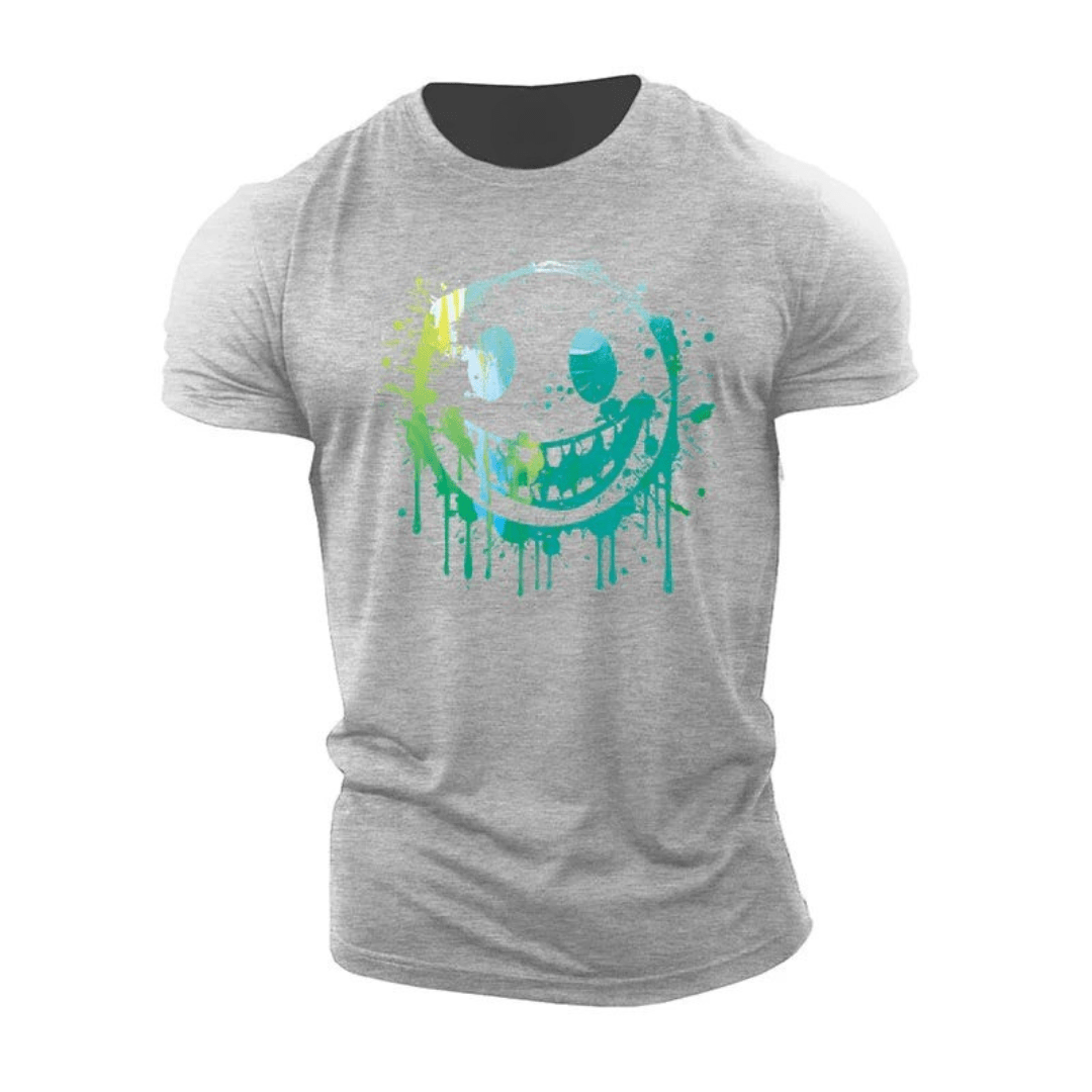 Graffity Painting Smile T-skjorte - Gymfit