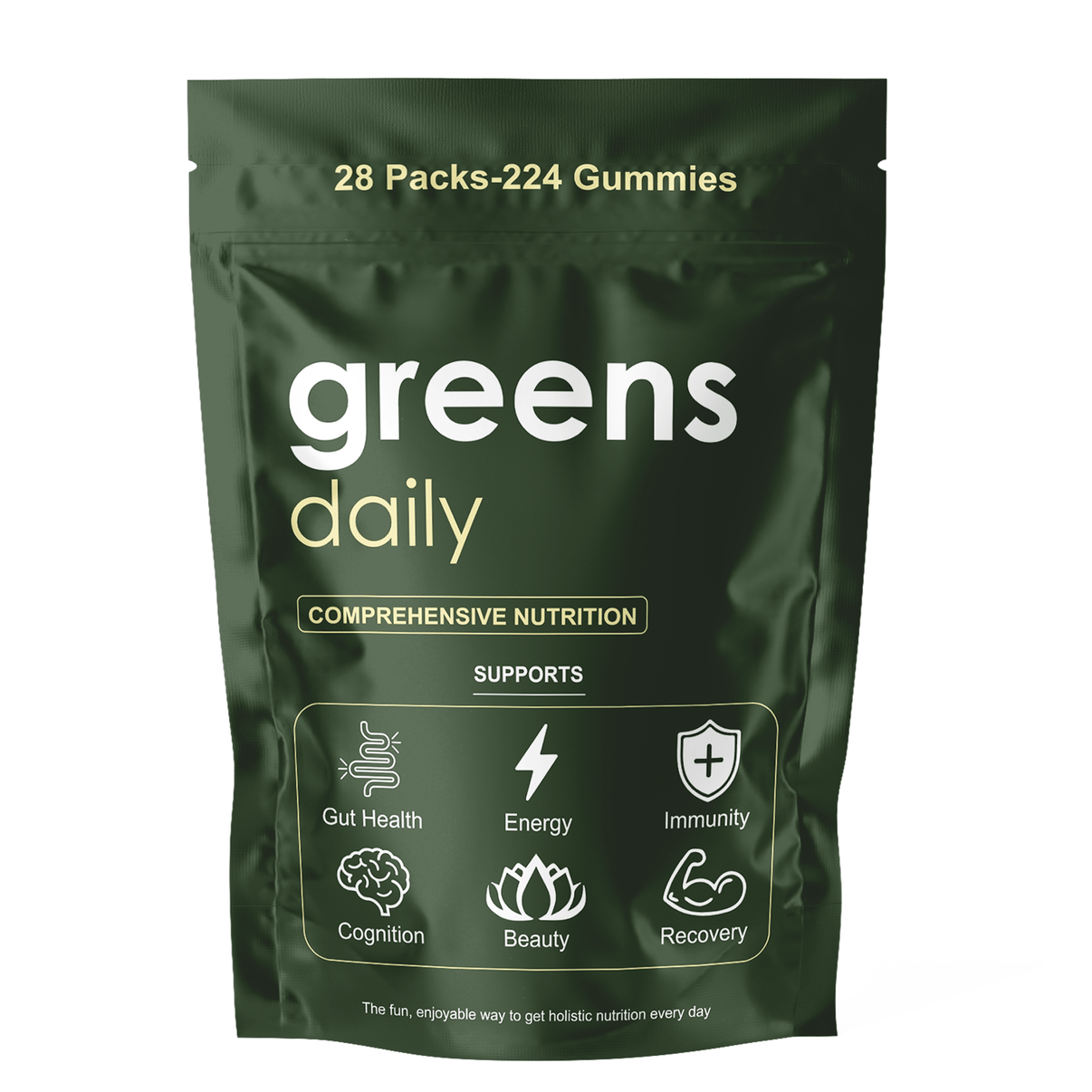 alt
Greens Daily 224 gummies - Gymfit