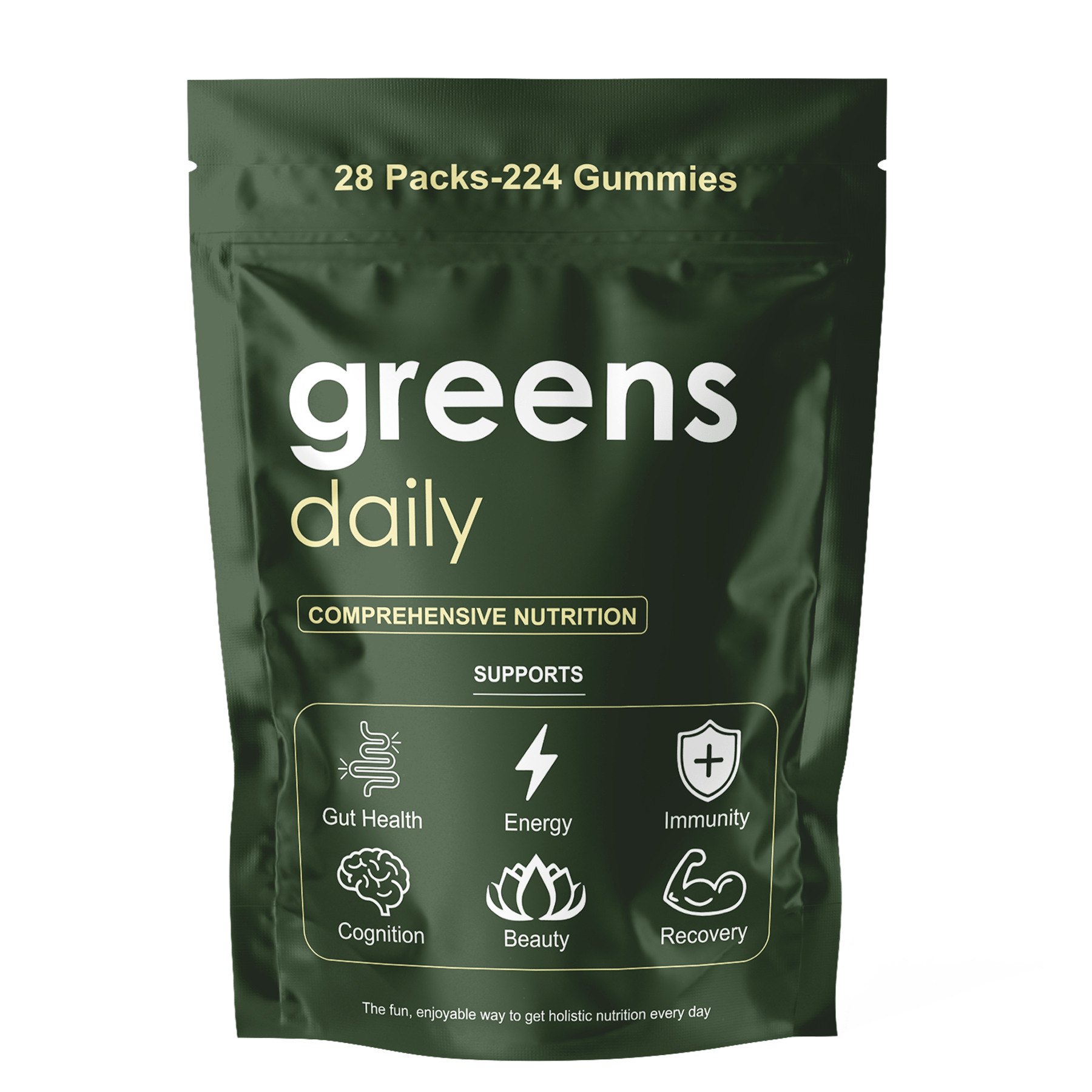 alt
Greens Daily 224 gummies - Gymfit