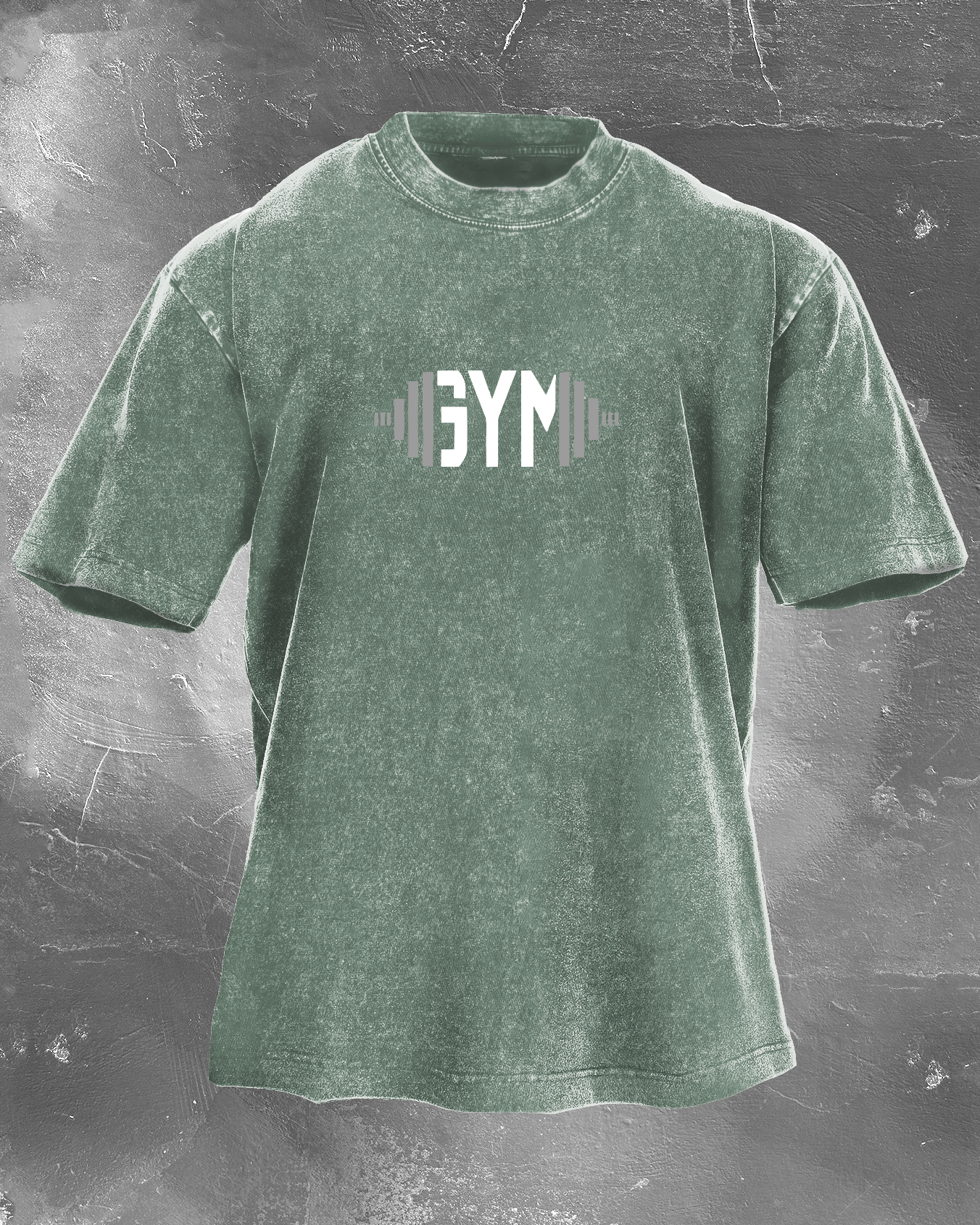 GYM RAT VASKET T-SKJORTE - Gymfit
