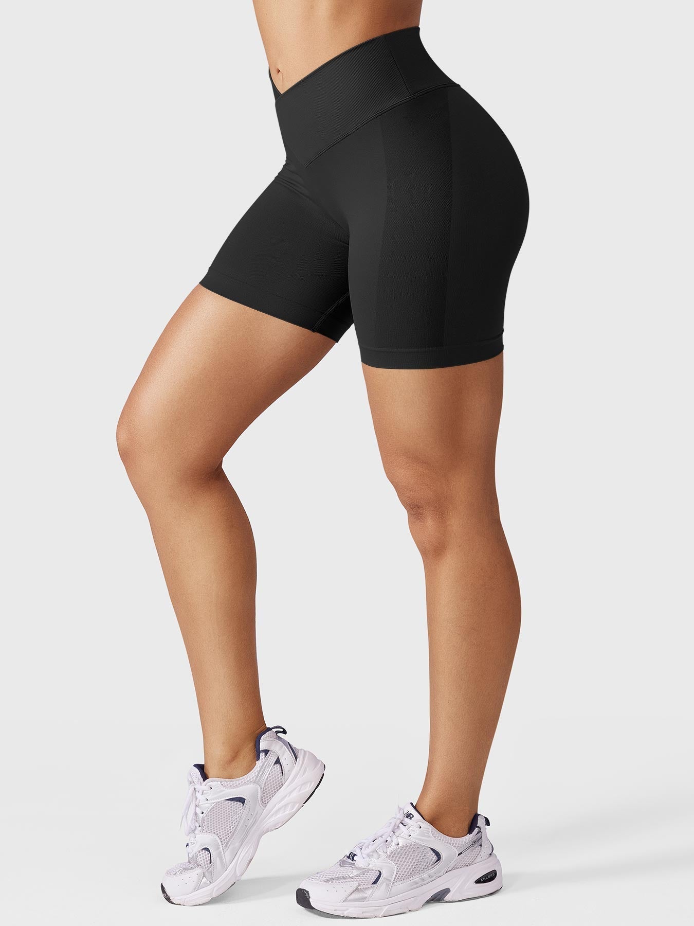 Gymfit 5" V-formet linning Headey-shorts - Gymfit