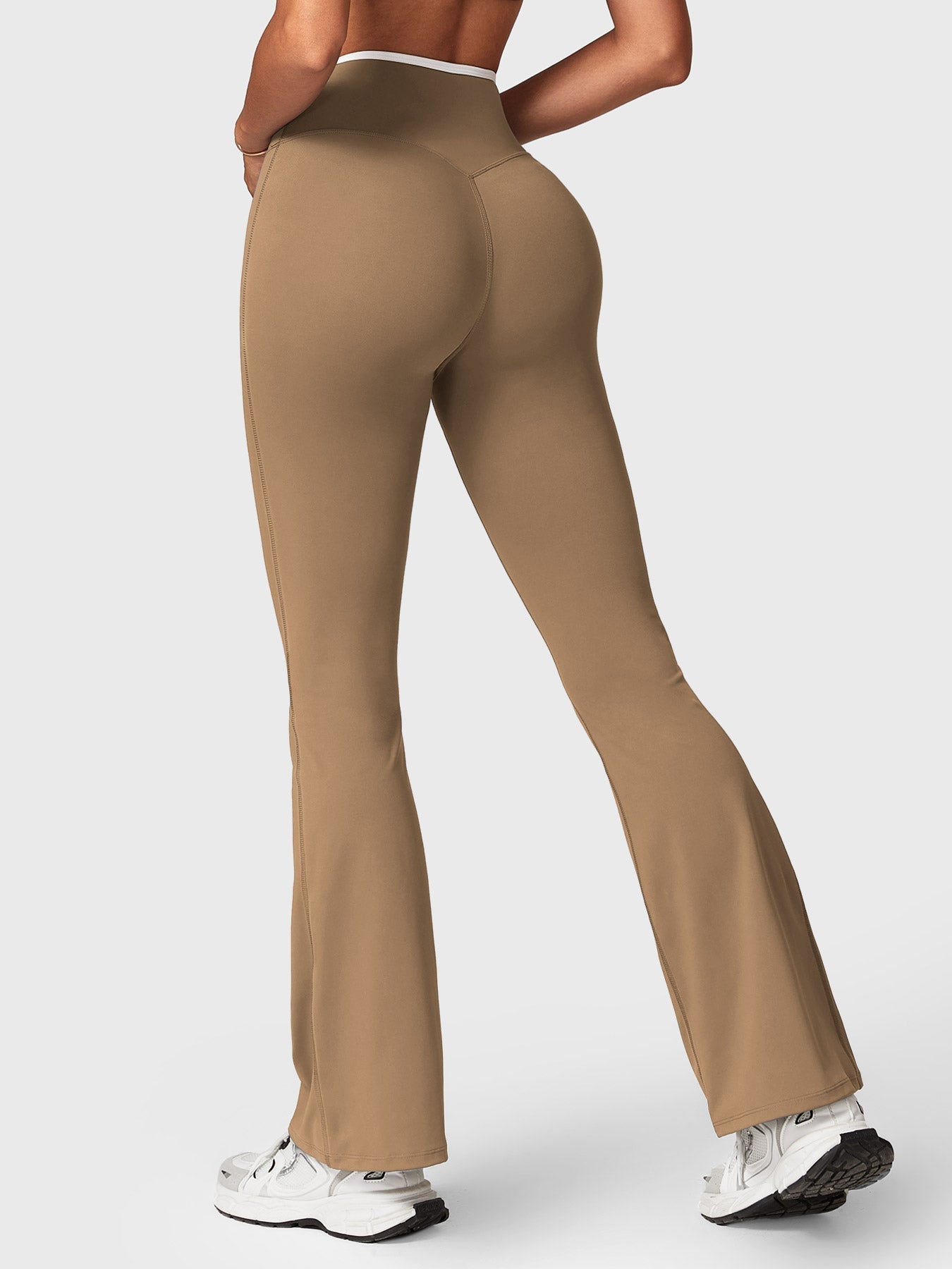 Gymfit Alberta leggings med kontrast og sleng - Gymfit