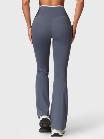 Gymfit Alberta Contrast Flare-leggings - Gymfit