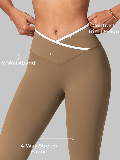 Gymfit Alberta Contrast Flare tights - Gymfit