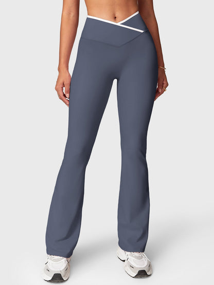 Gymfit Alberta leggings med kontrast og sleng - Gymfit